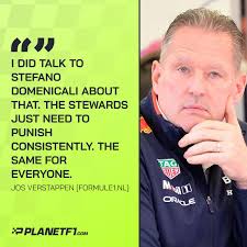 Jos Verstappen wants to see changes in stewarding next season, notably  permanent (and paid) stewards at #F1 events.