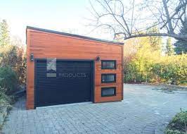 Urban Garage Garage Design 16x20 With Planed Cedar Channel Siding In Scarborough Ontario Id Number Garage Design Garage Exterior Prefab Garage Kits