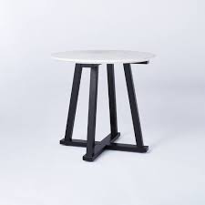 Check spelling or type a new query. Round Marble Accent Table White Black Threshold Designed With Studio Mcgee Target