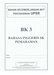 Saya tahu bukan mudah untuk menyediakan modul seperti ini. Soalan Dan Skema Terengganu Bk3 Percubaan Bm Upsr 2017