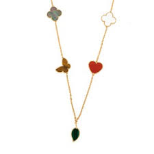 Maybe you would like to learn more about one of these? Van Cleef Arpels 18k Yellow Gold Lucky Alhambra Necklace Van Cleef Arpels Buy At Truefacet