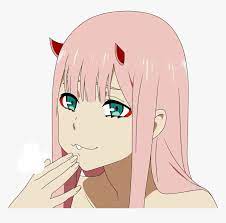 Darling In The Franxx Zero Two Icon Png Download Zero Two Discord Emotes Transparent Png Discord Emotes Cute Anime Profile Pictures Darling In The Franxx