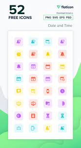 52 Free Vector Icons Of Date And Time Designed By Pixel Perfect In 2021 Icon Vector Free Icon Pack