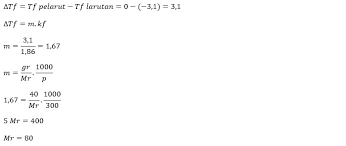 Check spelling or type a new query. 15 Contoh Soal Penurunan Titik Beku Rumus Jawaban Pembahasan