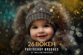 Bokeh Brushes, Photoshop Brushes, Realistic Bokeh Light Brushes, Christmas  Light Photoshop Brushes, Bokeh Photoshop, Digital Paint Brushes,