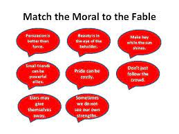 Find another word for moral. Fables And Their Morals Original Power Point From