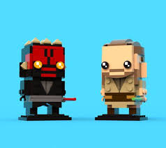 Brickheadz Comp 7 Darth Maul Qui Gon Jinn Lego Star Wars Darth Maul Legos