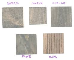 Due to wide variances in computer and phone screens, the samples shown here will vary in color. 6 Grey Wood Stain Colors On 5 Different Wood Species