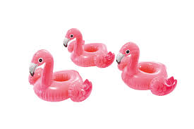 Flamant rose, une jolie figurine sur le thème des animaux sauvages, peinte soigneusement à la main et modelée de façon très réaliste. Set De 3 Portes Verres Gonflable Flamant Rose Intex Leroy Merlin