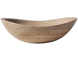 eden bath stone canoe sink honed