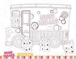 Num nom coloring pages 1. Free Num Noms Coloring Pages Activities For Kids Kiddycharts