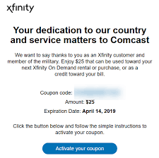 Xfinity gift card promotion 2020. Xfinity Discount 25 Credit Towards Bill And 100 Prepaid Visa Card Veterans