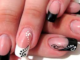 Red and gold filigree nails design | elegant red tip nail art tutorial. 44 Black Gold And Red Nail Designs Nailspix