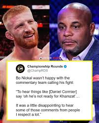 Bo Nickal is not happy with Daniel Cormier. #ufc #mma #bonickal  #danielcormier #combatsports #Update #UFC2024 #MMAFans