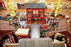 114 free parking spaces upstairs, the led sign says. Mall Draws Inspiration From China S Water Town To Put Shoppers In Festive Mood The Star