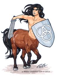 Their upper body is a human, and their lower body is a horse. Draw A Centaur Day 2012 By Gwennafran On Deviantart