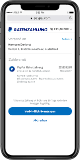 Paypal is the faster, safer way to send money, make an online payment, receive money or set up a merchant account. Paypal Ratenzahlung Auf Raten Kaufen Paypal De