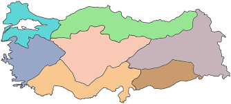 Turkiye Bolgeler Haritasi 2 Png Haritalar Fen Dersi Sinifi Harita