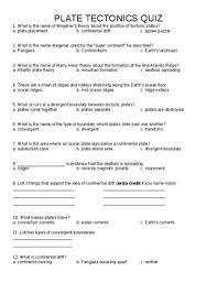 The lithosphere is the brittle outer layer. Plate Tectonics Quiz By Molly Harbottle Teachers Pay Teachers