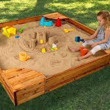 Kidkraft Backyard Sandbox Honey Walmart Com Backyard Sandbox Kids Sandbox Diy Sandbox
