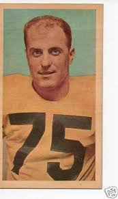 1954 Blue Ribbon Tea #37 Peter Neuman-Hamilton Tiger Cats Near Mint Card