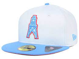 Houston Oilers Nfl 2 Tone White Team 59fifty Cap Houston Oilers Oilers Nfl