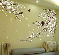 Meletakkan vas bunga dengan warna yang cantik dan. Wallpaper Dan Mural Bunga Sakura Ciptakan Kehangatan Di Rumah Anda