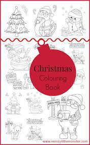 This is a darling christmas coloring page for kids. Christmas Colouring Pages Messy Little Monster