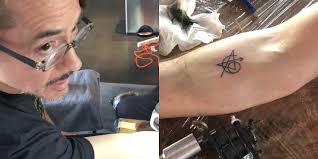 Wait wait wait so you're telling me that my idol aaron paul who played my favorite character jesse pinkman voices an asexual character in a major netflix show and i didn't realize. Robert Downey Jr Got An Avengers Tattoo For Movie S Release