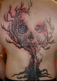 Tree Of Life With Skull Scary Tattoos Spooky Tattoos Tattoos