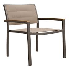 The small and lightweight design the chairs are welt built and much heavier duty then your typical sling chairs. Koko Ii Stackable Padded Sling Lounge Chair Janus Et Cie