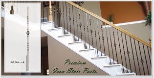 Round handrail available from 1.25 diameter to 3 diameter. Baluster Store Iron Stair Railing Iron Balusters Stair Handrail