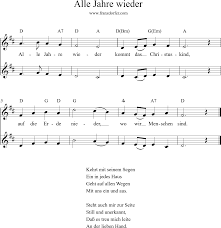 Still und unerkannt, dass es treu mich leite an der lieben hand. Violine Alle Jahre Wieder D
