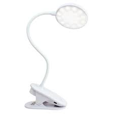 Newhouse Lighting 17 91 In White Led Clamp Light With Usb C Charging Port Nhclp Usbc Wh The Home Depot