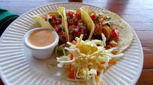 Thousand island dressing is an american salad dressing and condiment based on mayonnaise that can include olive oil, lemon juice, orange juice, paprika, worcestershire sauce, mustard, vinegar. Fish Taco Picture Of Chinchils Mexican Restaurant St Kitts Tripadvisor