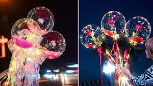 Select from premium balloon flower of the highest quality. How To Make Led Luminous Balloon Rose Bouquet 2021 Youtube