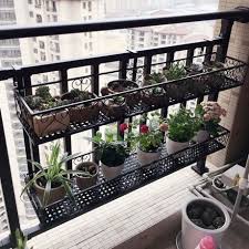 The end result is that you can make your own modern and stylish hanging flower pot window garden with 6 hanging pots for under $35 (not including plants). Iron Railing Flower Stand Guardrail Hanging Flower Stand Balcony Hanging Double Layer Flower Pot Stand Wall Hanging Potted Succulent Flower Shelf