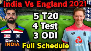 The 2021 international cricket season is scheduled to take place from may 2021 to september 2021. India Vs England Series 2021 Bcci Announced Full Schedule Ind Vs Eng Test T20 Odi Series 2021 Youtube