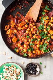 Moroccan Chickpea Stew Lazy Cat Kitchen Recipe Stew Recipes Vegan Dinners Vegan Dinner Recipes