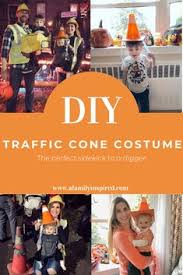 Halloween season is all the more fun and exciting when you do the merriment in groups. Diy Traffic Cone Costume Family Construction Costume Traffic Cone Costume Cute Costumes For Kids Costumes
