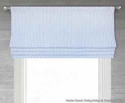 Maybe you would like to learn more about one of these? Roman Shades For French Doors Custom Roman Shade Navy Blue Stripe Colors Roman Shade Bedroom Roman Blinds Window French Ticking Shade Blue Curtains Window Treatments Home Living Ladanitrade Com