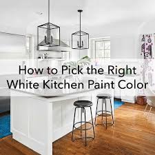 We asked seven interior designers to share their favorite kitchen cabinet paint colors. How To Pick The Right White Kitchen Paint Color Paper Moon Painting