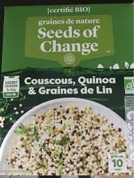 Nutritional value of couscous and quinoa. Graines De Nature Couscous Quinoa Graines De Lin Seed Of Change 300g