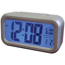 Include a date display at your option. Large Lcd Display Digital Alarm Clock With Blue Back Light Alarm Clocks Clock Radios Home Garden Worldenergy Ae