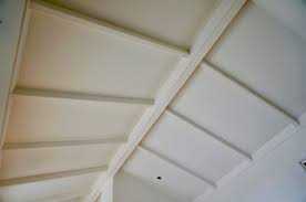 If a popcorn ceiling (or stained and damaged drywall or plaster) is making your home look outdated, it's time to trade that most options easily install directly over your existing popcorn ceiling using the easy up track and clip installation system. Popcorn Ceiling Smoothed Out With Veneer Plaster Veneer Plaster Plaster Ceiling Brick And Stone