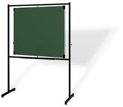 Tableau pivotant 360° à double surface. Dpc Scolaire Salle De Cours Tableau Pivotant 100 X 120 Cm Emaille Vert