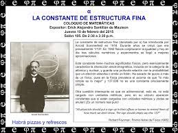 α LA CONSTANTE DE ESTRUCTURA FINA