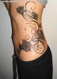 Rib Cage Tattoos For Women Stylish Girl Tattoos On Rib Cage Tattoos Zimbio Trendy Tattoos Ribcage Tattoo Rib Tattoo
