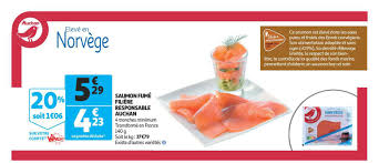 Offre Saumon Fume Filiere Responsable Auchan Chez Auchan Direct