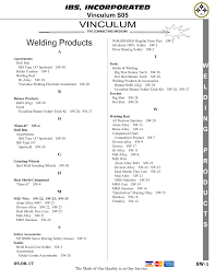 Vinculum Welding Products Manualzz Com